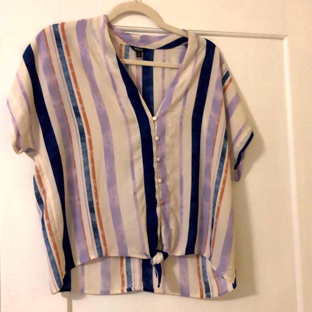 Summer button down blouse!